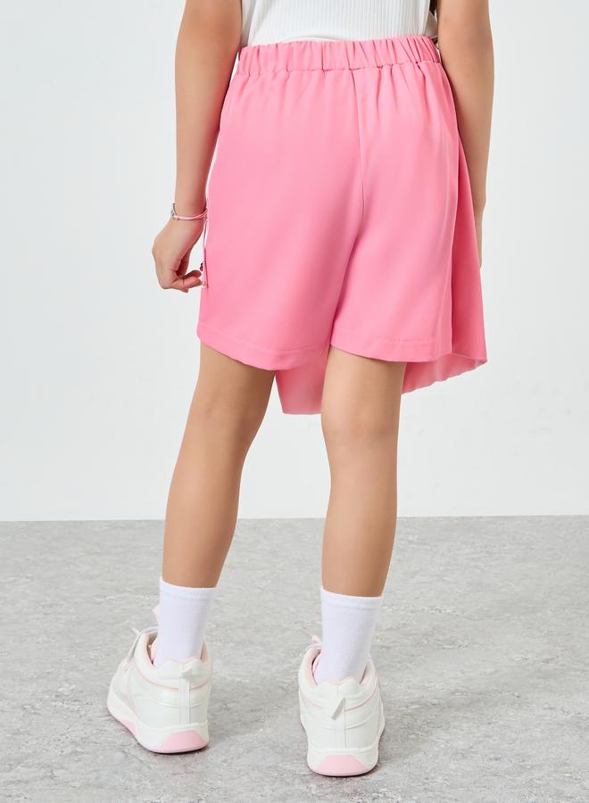 Styli Girls Pink Woven Skort - Image 3